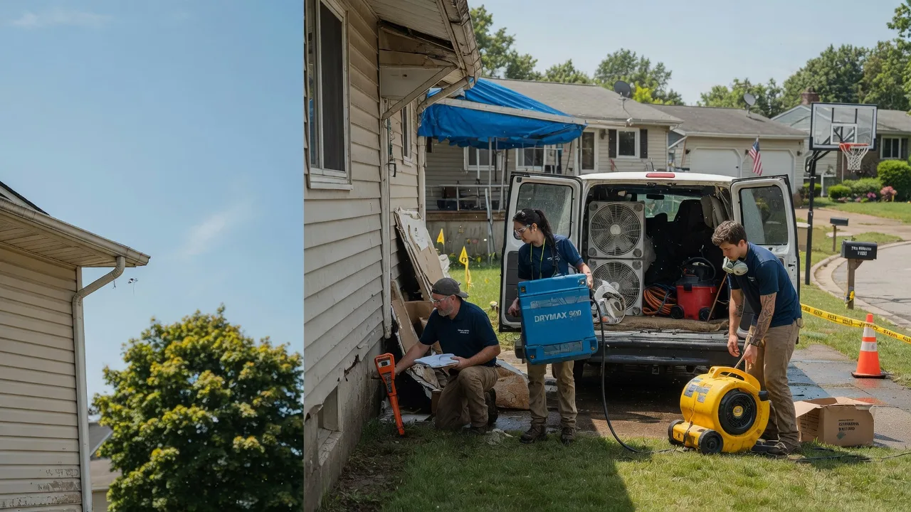 Ceiling Leak Cleanup in Evansville, IN near me