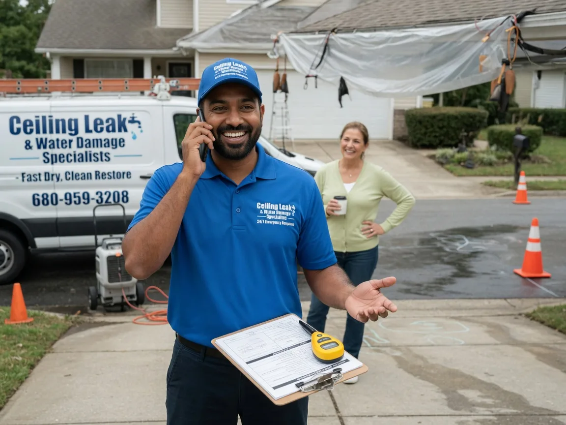 Ceiling Leak Cleanup Evansville, IN FAQs
